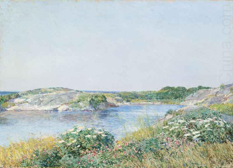 Childe Hassam The Little Pond Appledore china oil painting image
